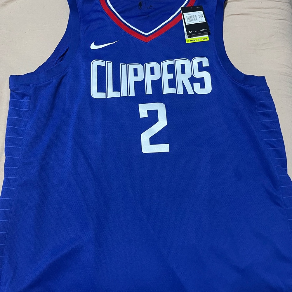 Nike Blue Kawhi Leonard Clippers Basketball jersey XXL